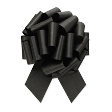 BERWICK OFFRAY Berwick Offray 20752 5 in. Pull Gift Bow; Black 20752